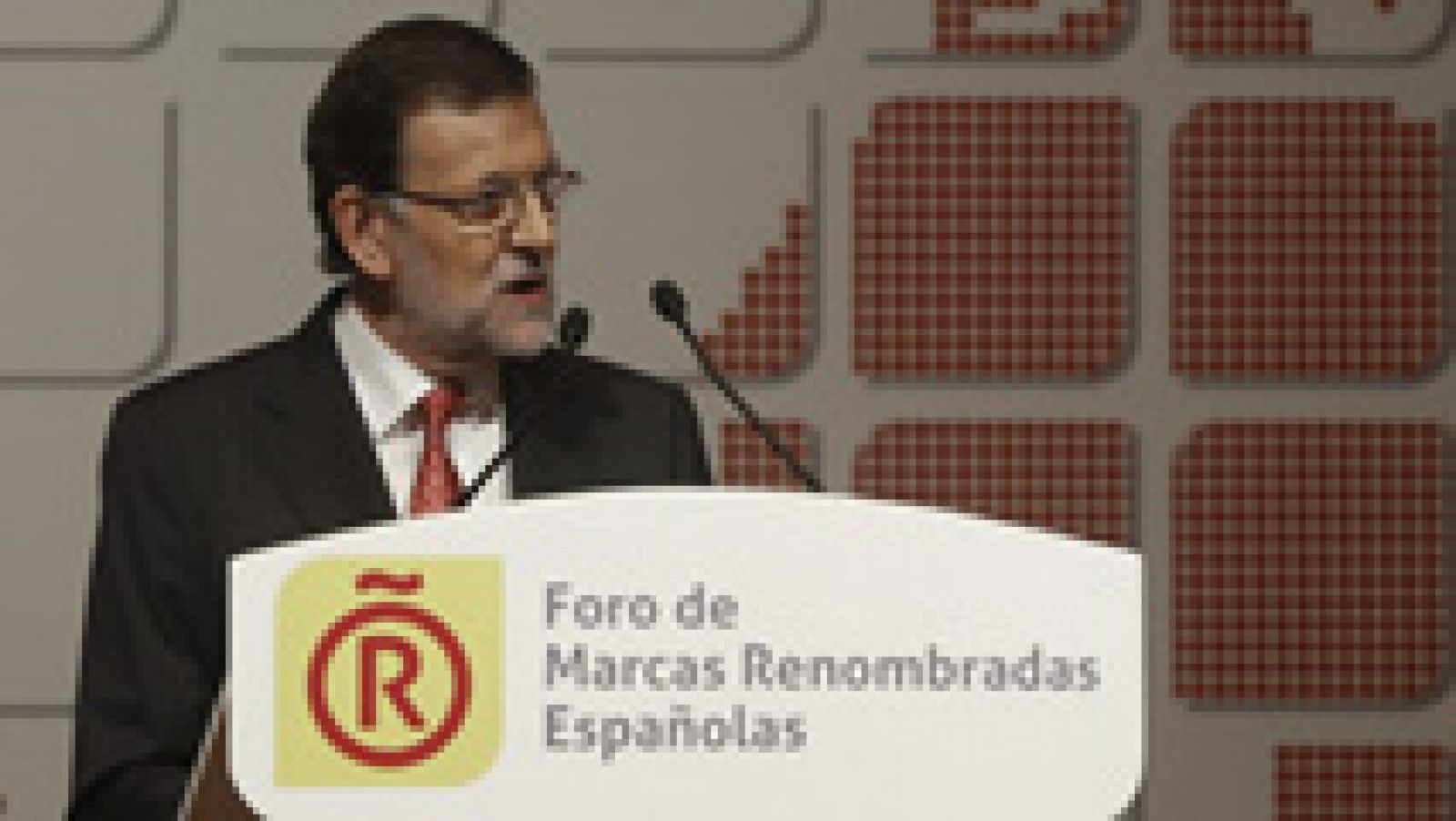Telediario 1: Mariano Rajoy: "Es innegable que ya podemos hablar de recuperación" | RTVE Play