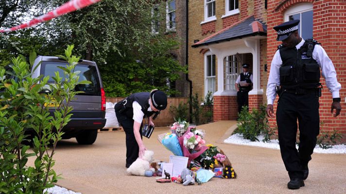 Telediario 1 - Mueren tres niños en Londres