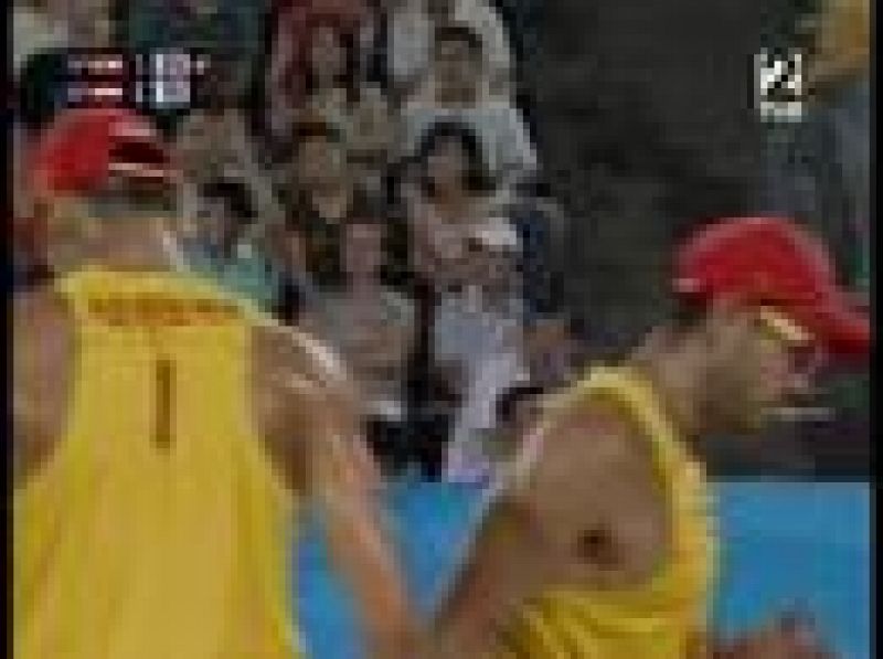 La pareja española de voley playa ha derrotado a Austria y se encontrará con la pareja china en la siguiente ronda.