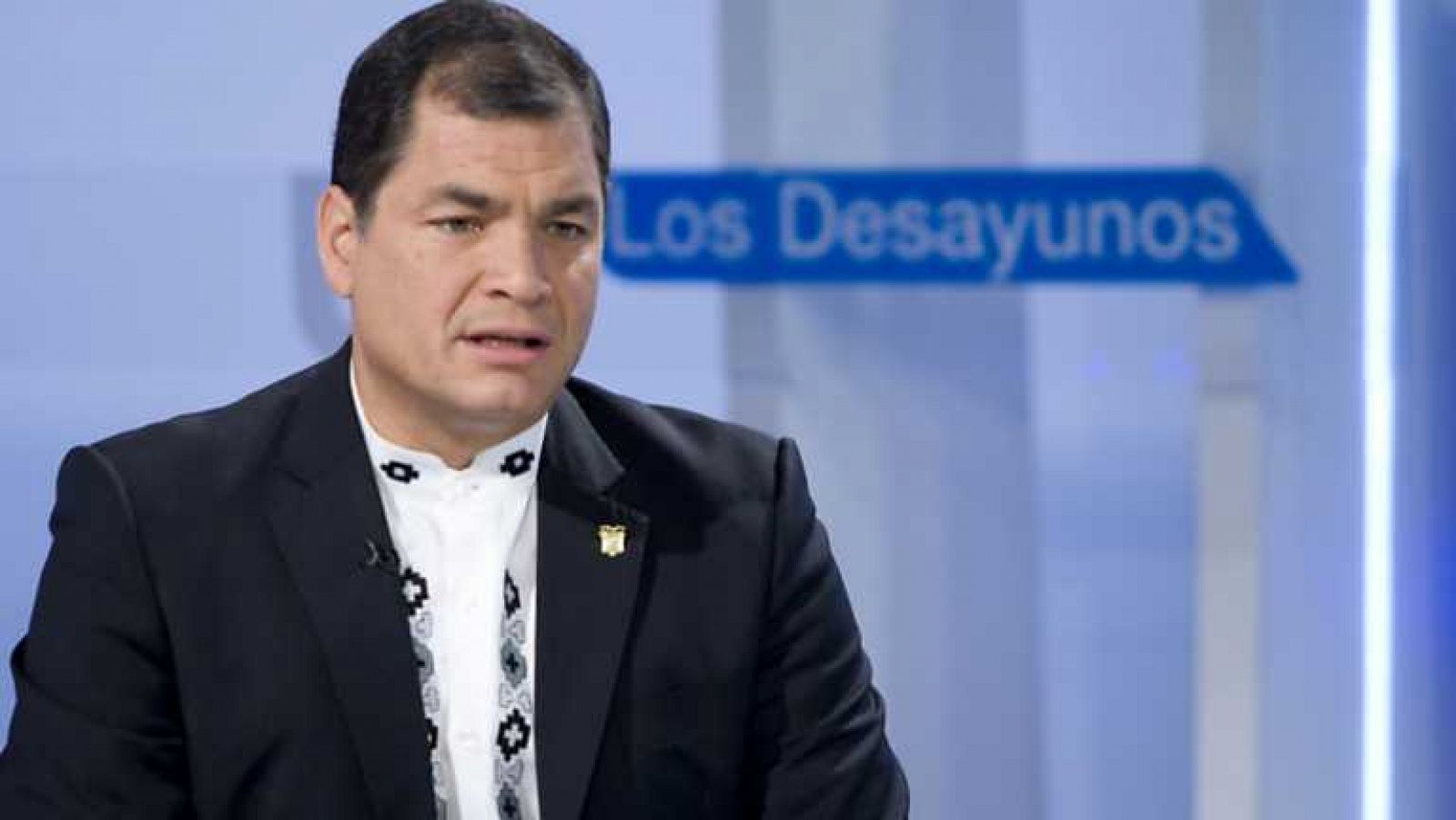 Los desayunos de TVE - Rafael Correa, presidente de Ecuador, y Diego Carcedo, excorresponsal en Lisboa