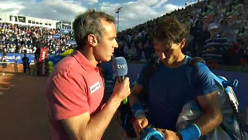 El número uno del mundo ha felicitado a Nico Almagro después de que el murciano haya ganado al mallorquín en Barcelona, algo que no sucedía desde hace ocho años.