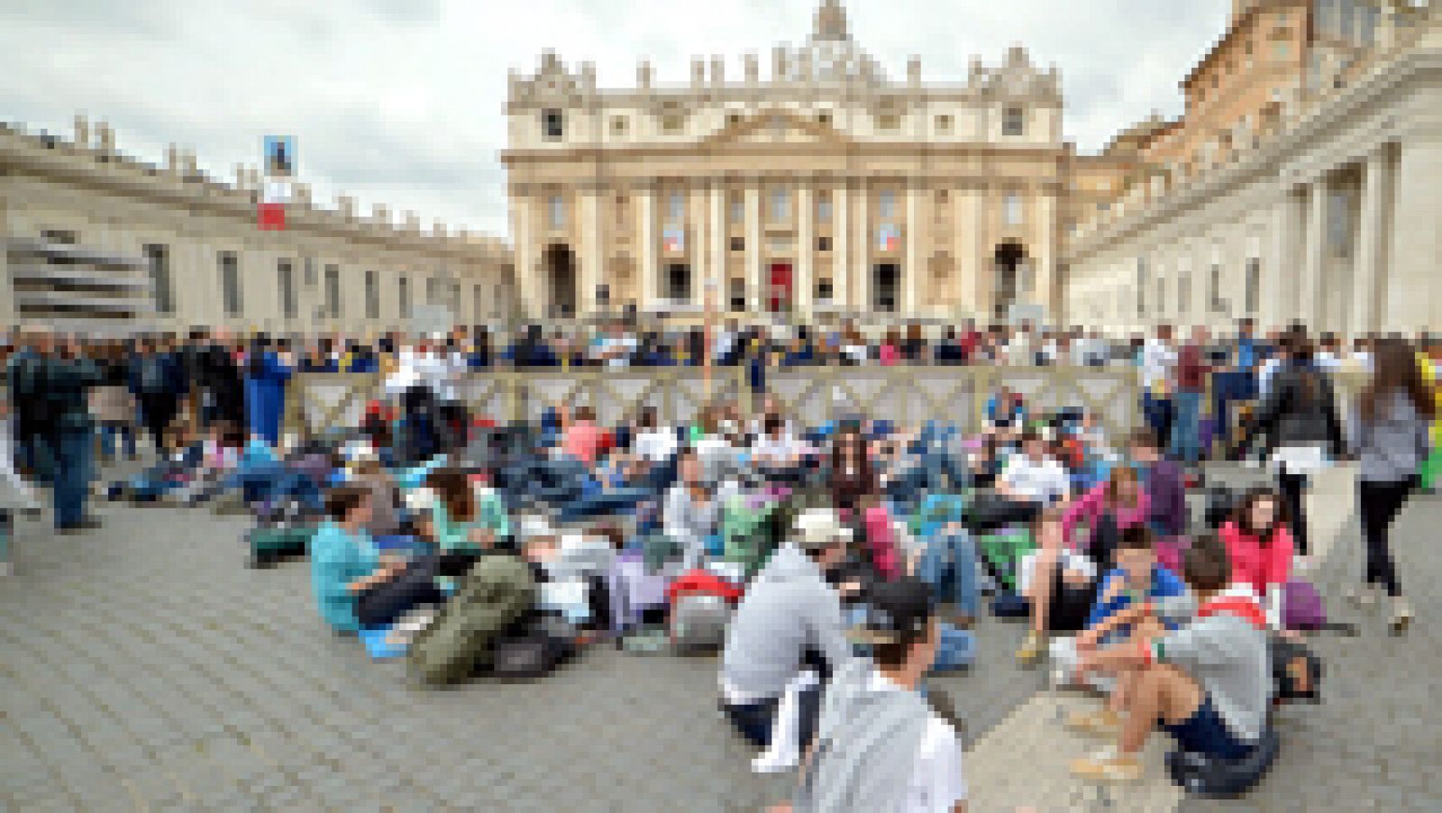 Telediario 1: Todo listo en Roma para la canonización de los dos papas | RTVE Play