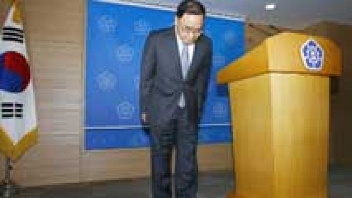 Dimite el primer ministro de Corea del Sur