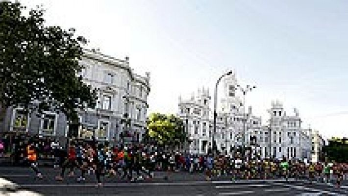 Telediario 1 - Kiptoo y Fikre triunfan en la maratón de Madrid