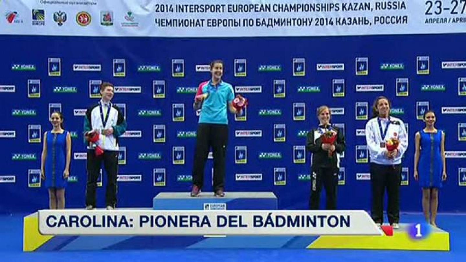 Telediario 1: Gran domingo para Carolina Marín en badminton y Gómez Noya en triatlón | RTVE Play