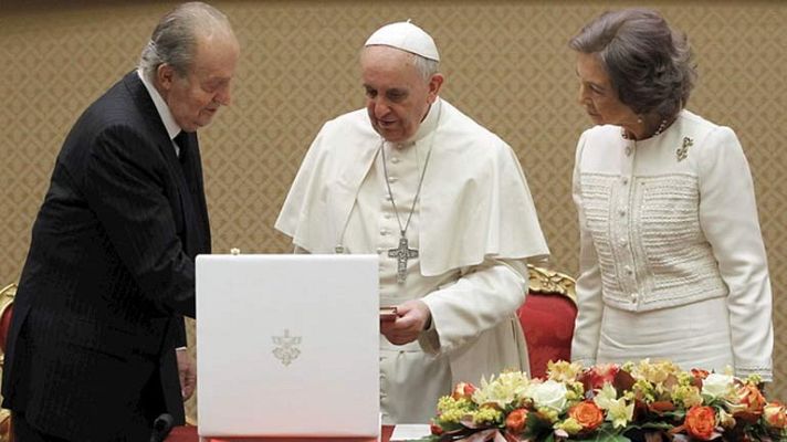 Telediario 1 - Audiencia privada con el Papa