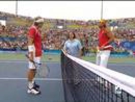 Partido entre Rafa Nadal y Andreev