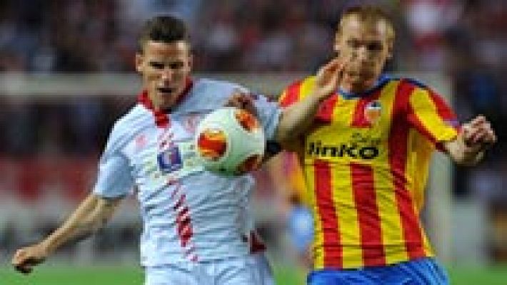 Telediario 1 - El Valencia intentará la proeza ante el Sevilla