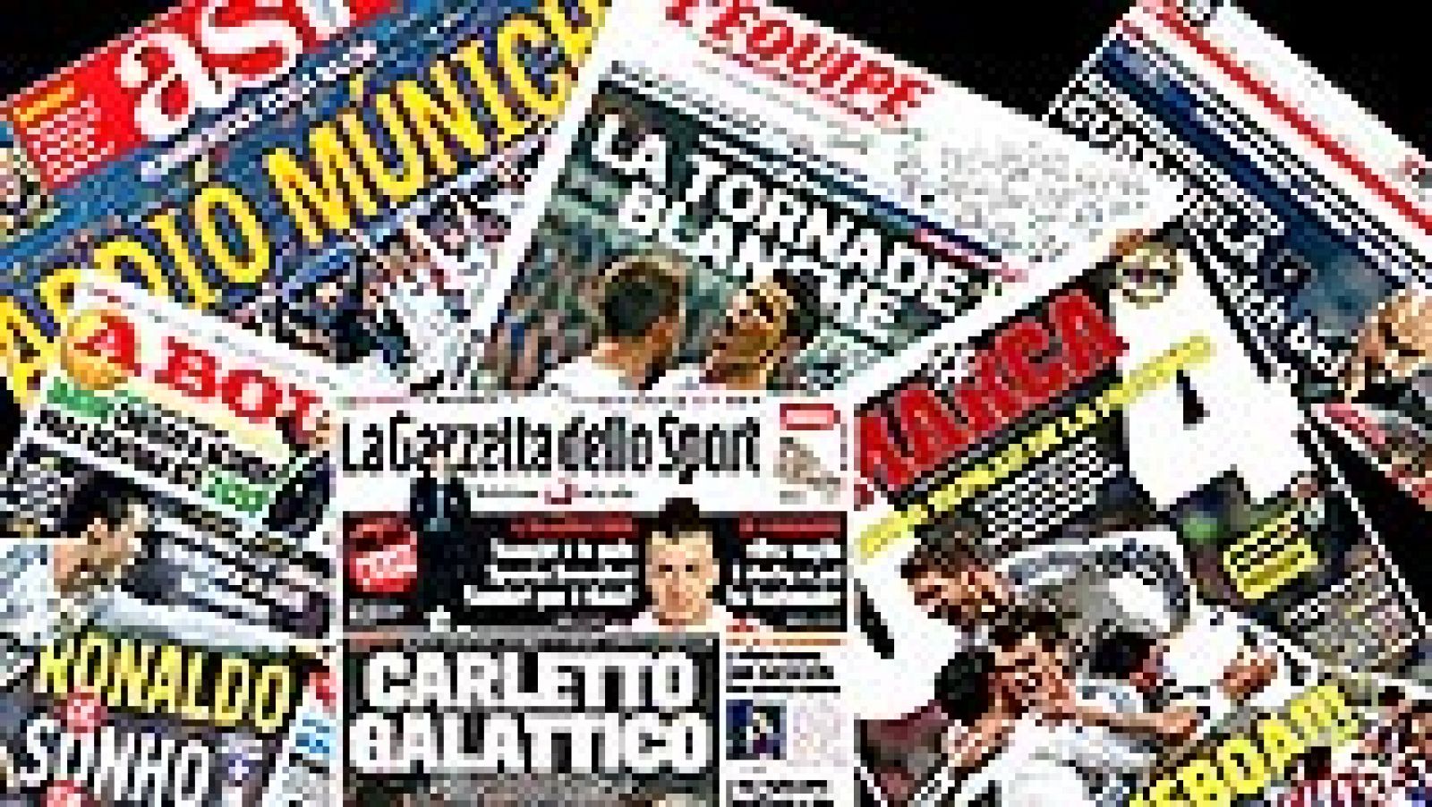 La prensa alemana habla del Madrid como la "pesadilla real del Bayern". Los italianos llaman "galáctico" a Ancelottii. 