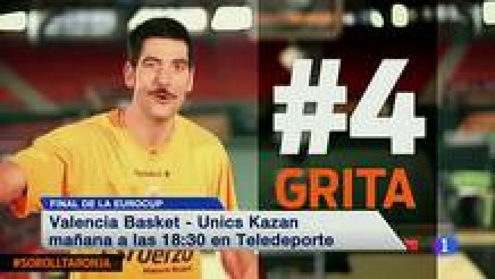 Telediario 1: El Valencia Basket quiere golpear primero en la final de la Eurocup | RTVE Play
