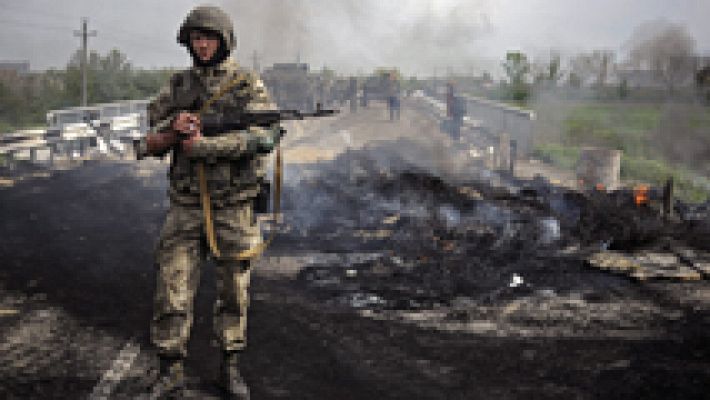 Los prorrusos intentan detener la ofensiva ucraniana