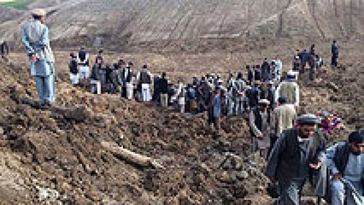 Corrimiento de tierras en Afganistán