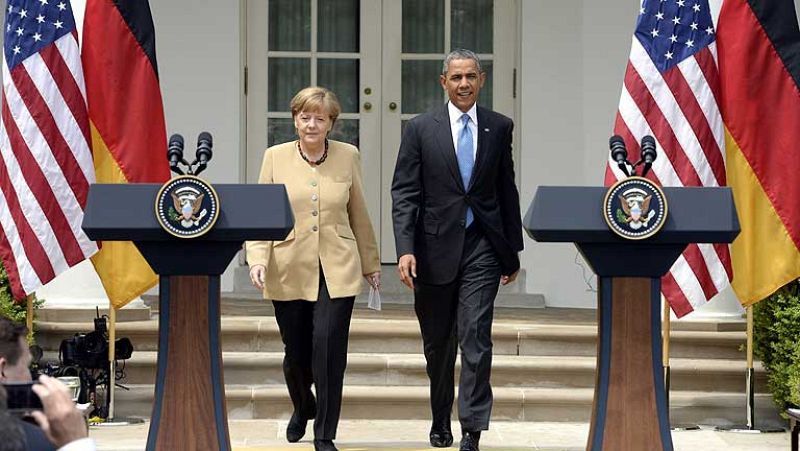 Obama y Merkel amenazan a Moscú con más sanciones 