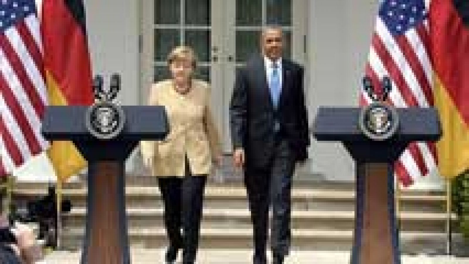 Obama y Merkel amenazan a Moscú con más sanciones 