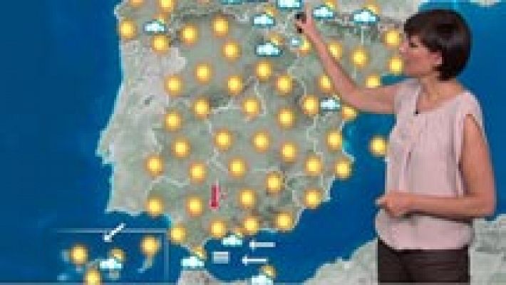 Precipitaciones en el Cantábrico y viento en Pirineos y valle de Ebro