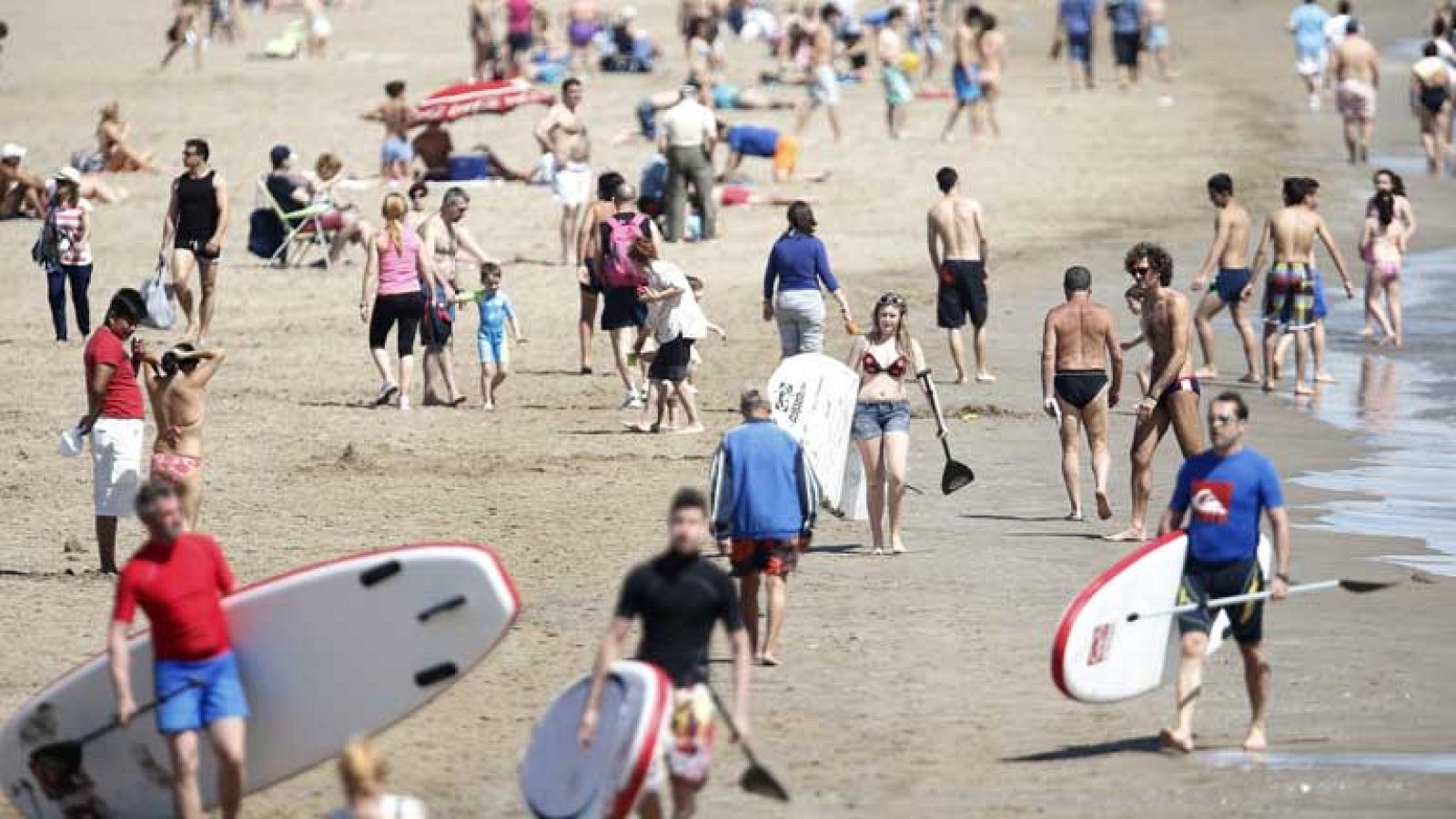 Temperaturas en ligero ascenso en la Península y Baleares