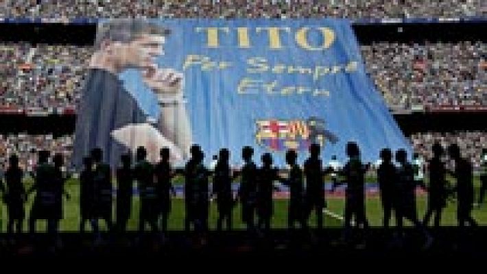 Emotivo último adiós del Barça a Tito Vilanova