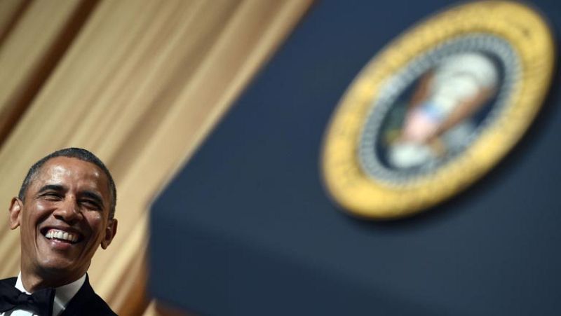 Obama llena de humor su discurso en la tradicional cena de con los corresponsales de la Casa Blanca