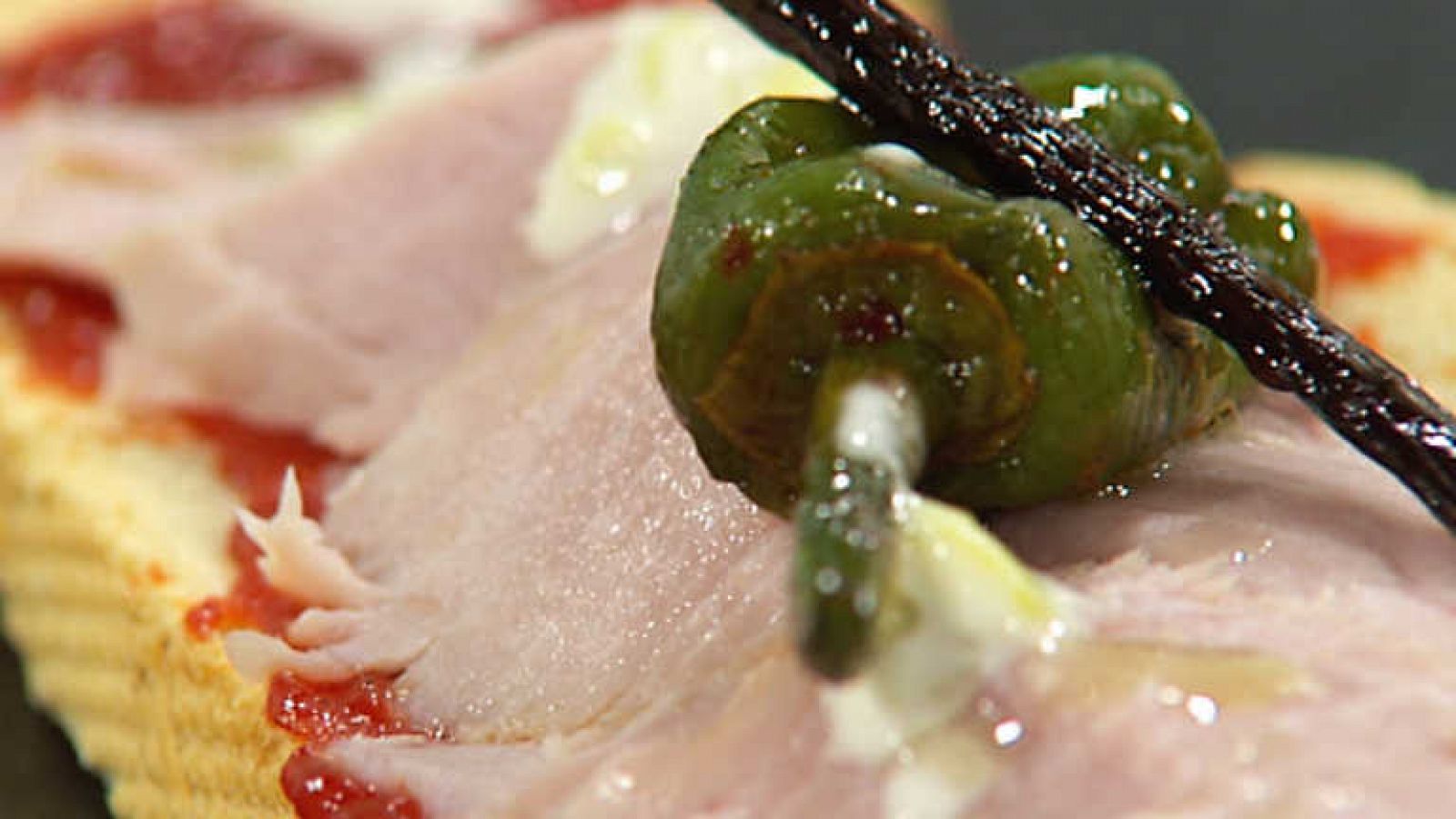 Cocina con Sergio - Tosta de lacón con mermelada de pimientos - ver ahora