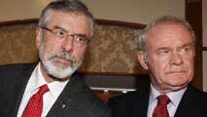 Gerry Adams, presidente del Sinn Féin, liberado sin cargos