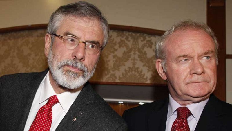 Gerry Adams, presidente del Sinn Féin, liberado sin cargos