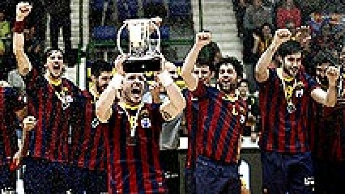 El FC Barcelona, campeón de Copa del Rey tras vencer (42-32) al Granollers en la final