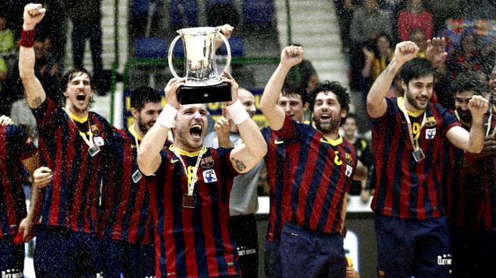 Telediario 1 - El FC Barcelona, campeón de Copa del Rey tras vencer (42-32) al Granollers en la final