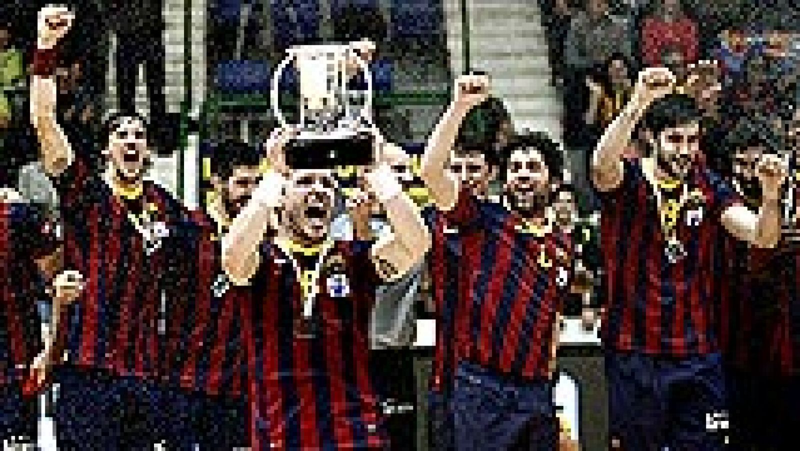 El FC Barcelona se ha proclamado campeón de la Copa del Rey de  balonmano tras vencer este domingo al Fraikin BM Granollers (42-32)  en la final celebrada en el Pabellón Anaitasuna de Panplona, y  conquista de esta manera el decimoctavo título copero