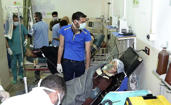 Telediario 1 - El buque que destruirá el arsenal químico sirio