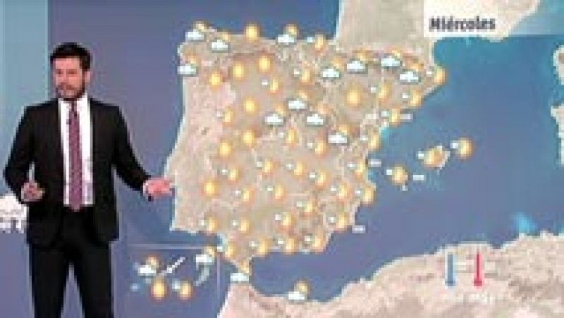 Lluvias débiles en el norte y sol en el resto del país