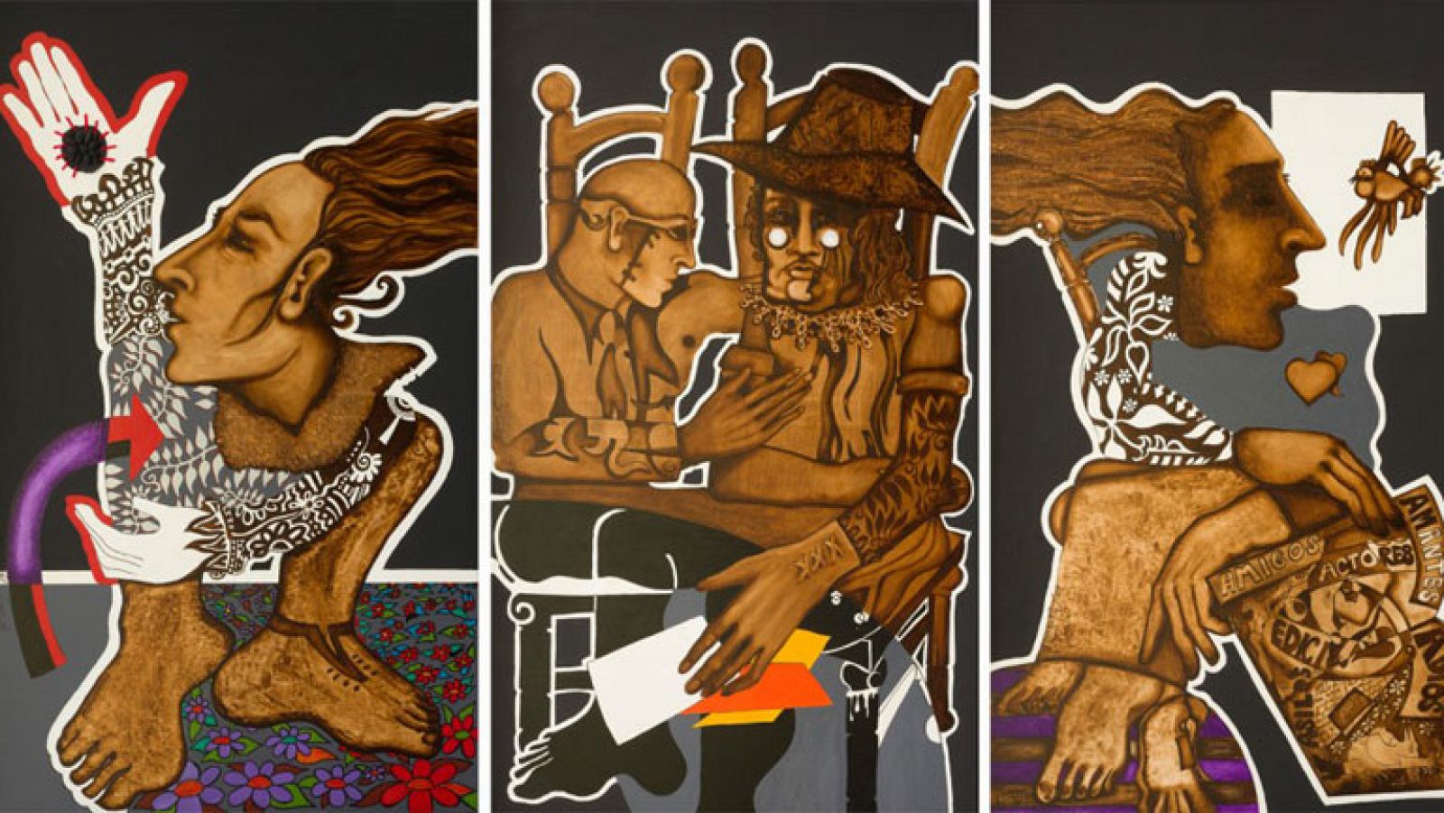 Fernando Barreira resume su trayectoria artística en la exposición 'LAINFAMEINFANCIA'