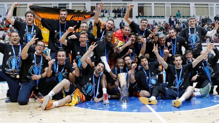 Telediario 1 - El Valencia Basket, campeón de la Eurocup