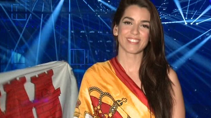 Eurovisión - Ruth Lorenzo: "Me siento feliz de llevar esta bandera"