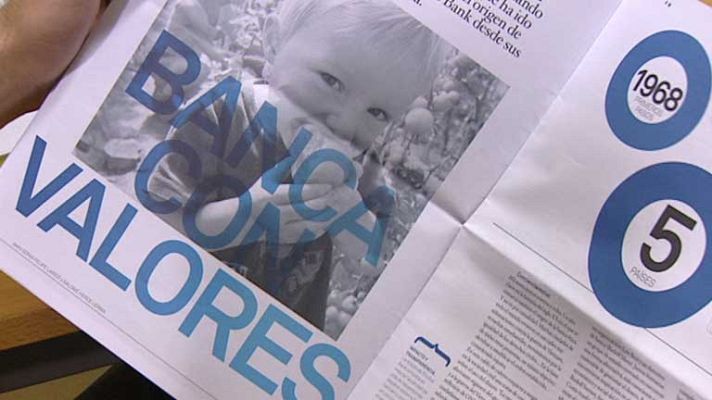 Telediario 1 - Ahorros en la banca ética