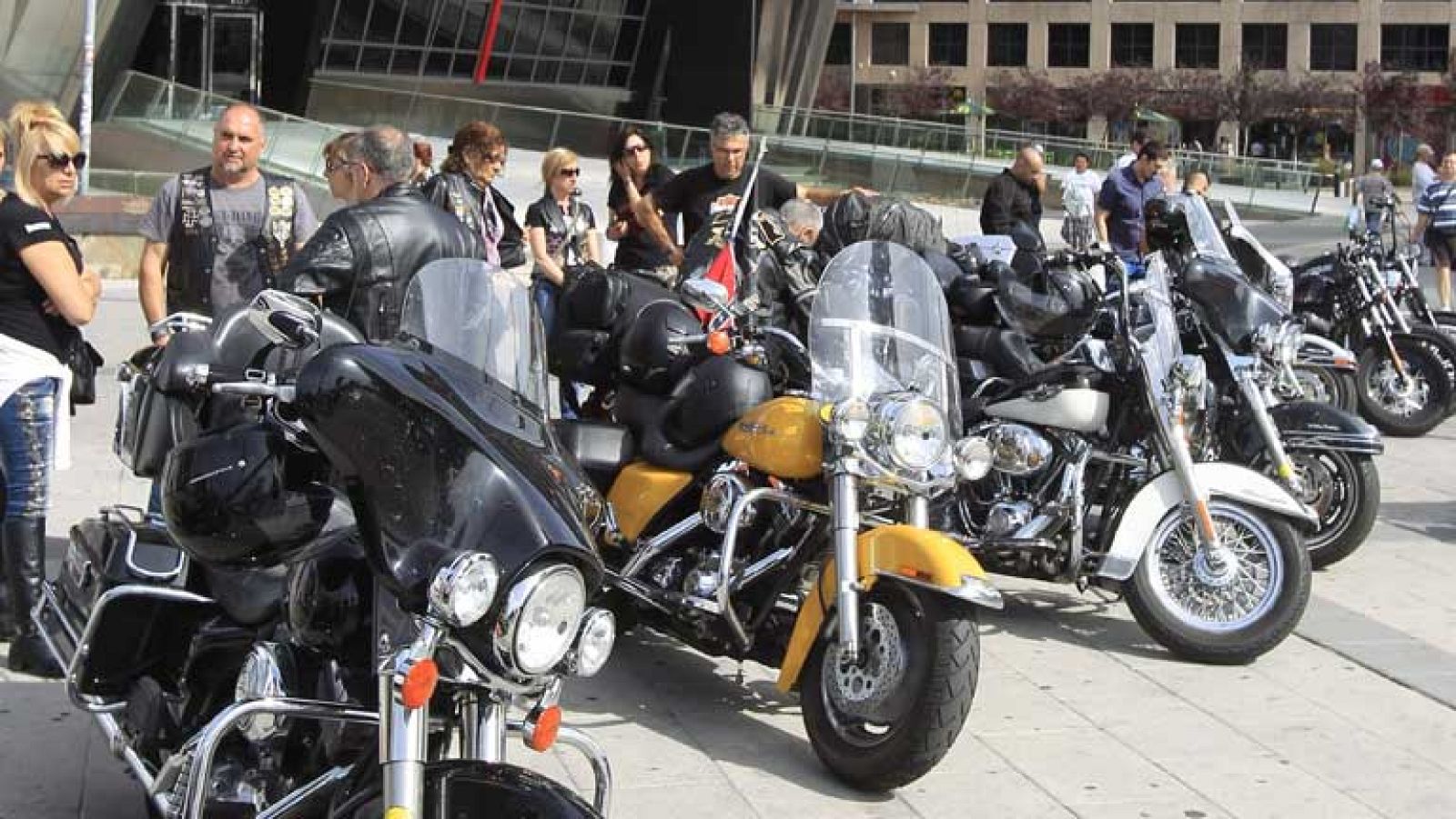 Concentración de Harley-Davidson en Madrid