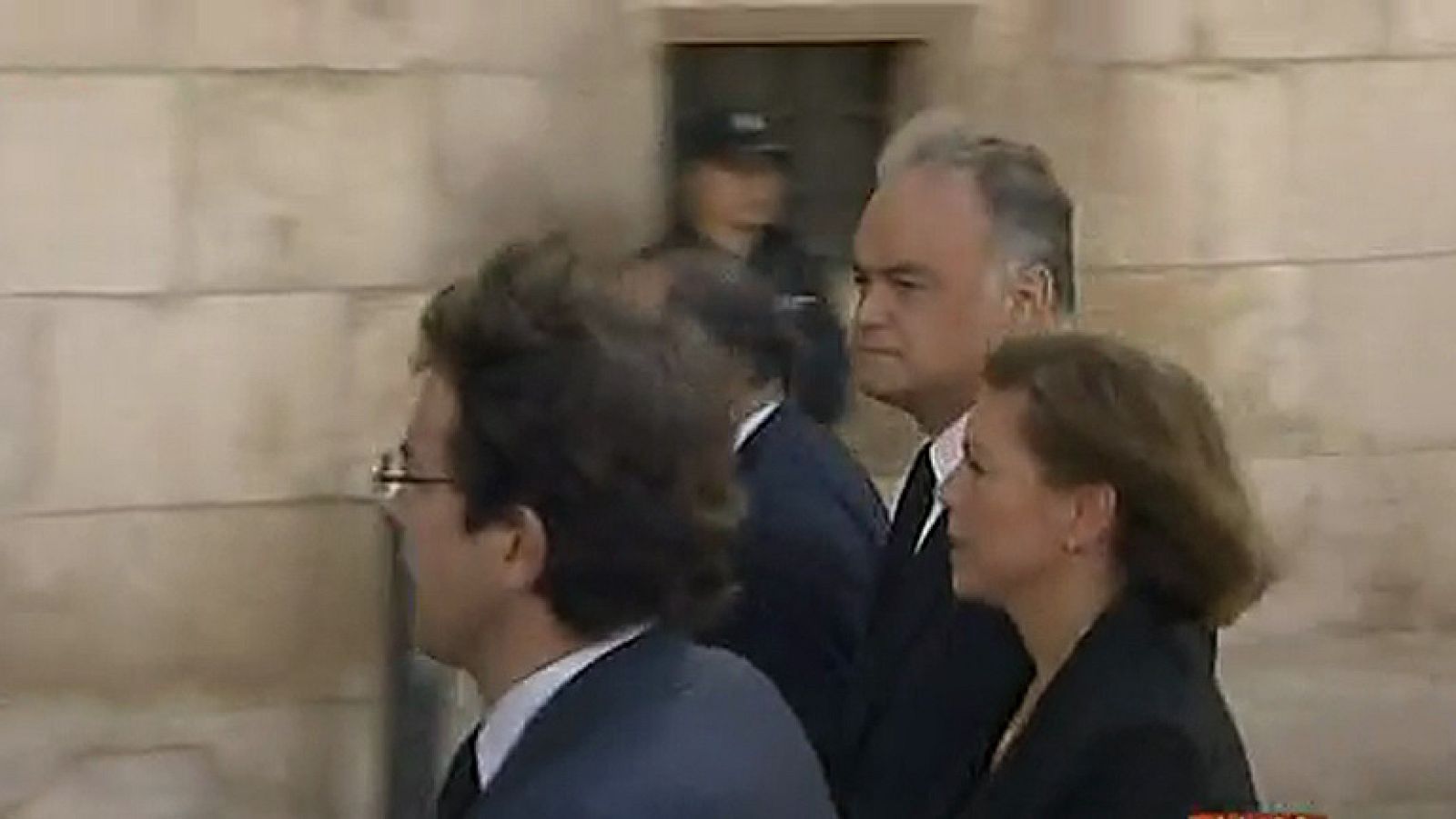 Llegada de Pons y Cospedal a la Diputación de León