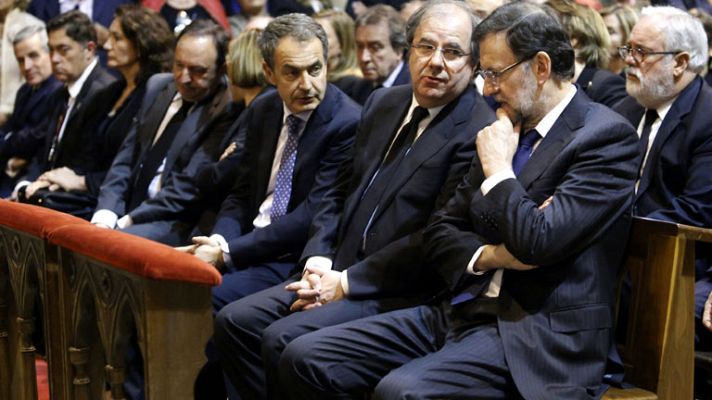 Telediario 1 - La catedral de León acoge el último adiós a Isabel Carrasco