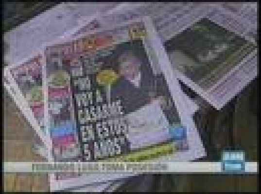 Telediario 1 - Telediario en 4' - 15/08/08