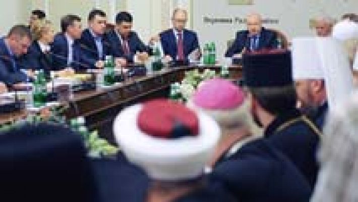 Comienza un 'diálogo nacional' en Ucrania sin separatistas