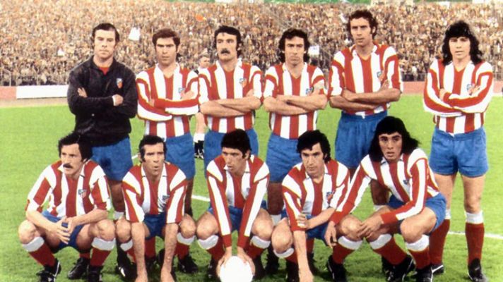 Telediario 1 - Los atléticos rinden homenaje a los finalistas europeos del 74