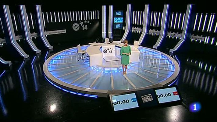 Telediario 1 - Todo preparado para el debate cara a cara Cañete-Valenciano