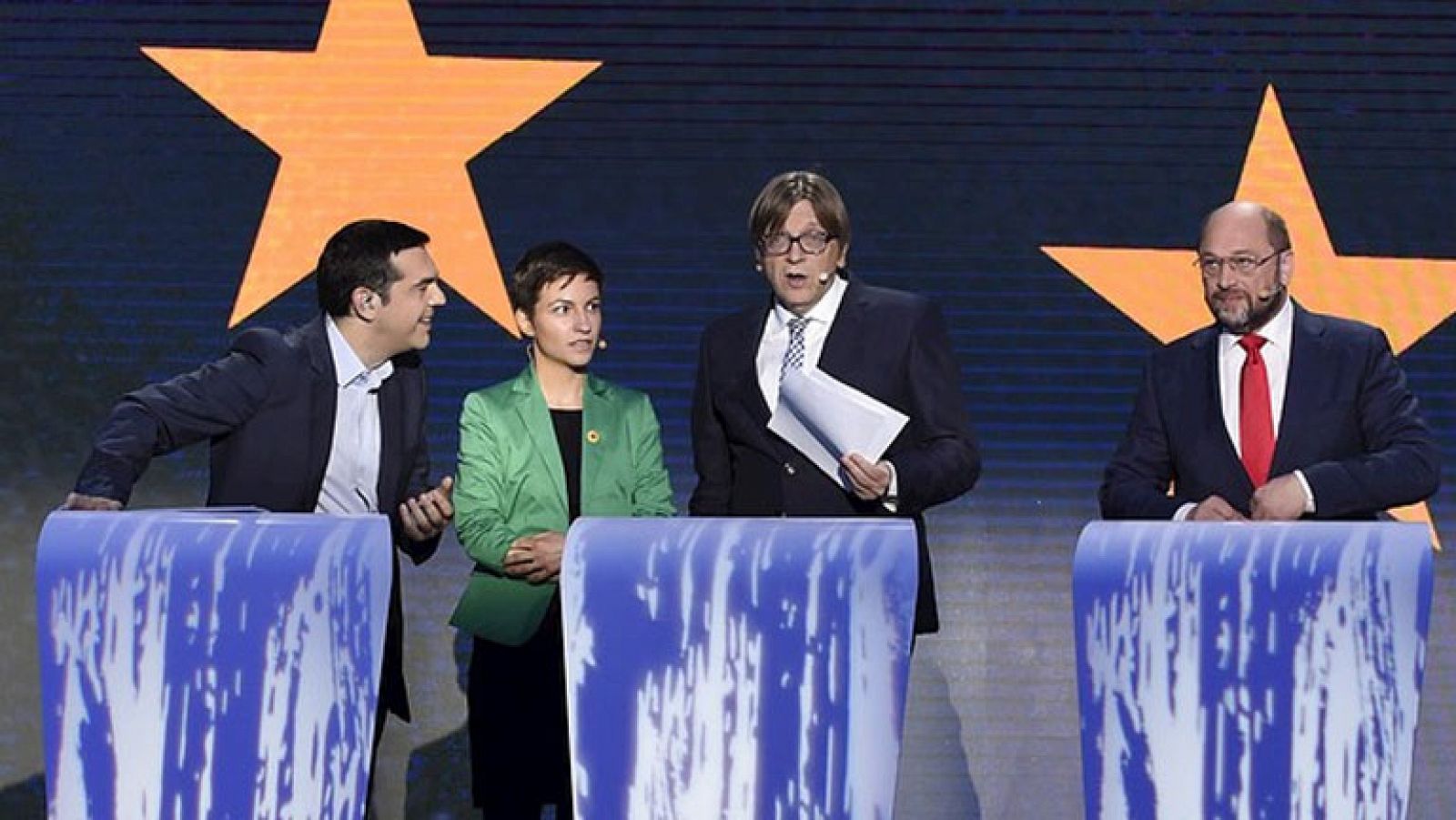 Especiales informativos: Debate europeo: Los candidatos creen que la consulta catalana es un asunto interno español | RTVE Play