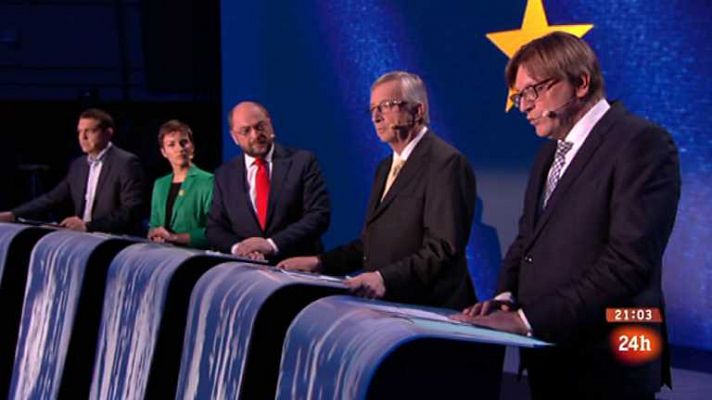 Debate entre los candidatos a presidir la Comisión Europea