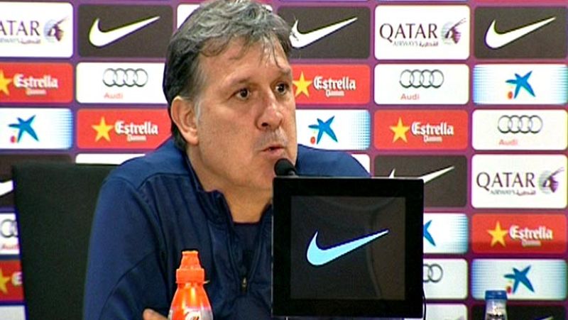 El técnico argentino del FC Barcelona ha comparecido ante los medios un día antes de la gran final de la Liga ante el Atlético de Madrid.