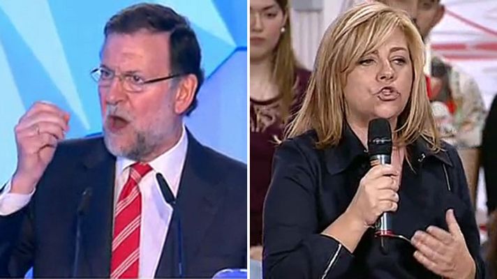 Telediario 1 - Actos de campaña de PP y PSOE
