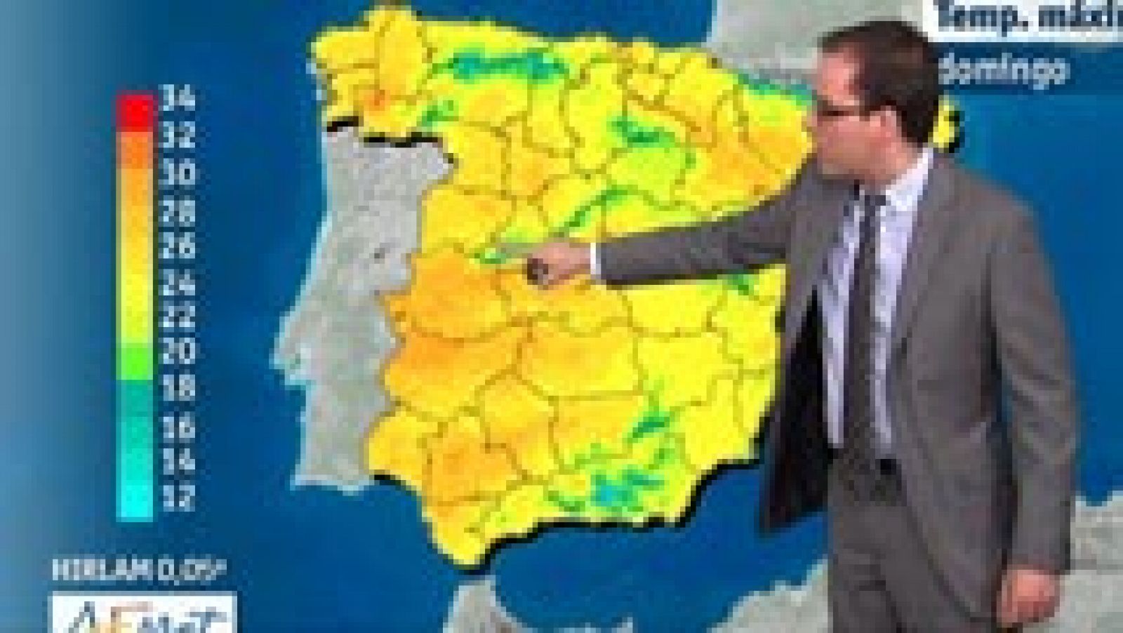 El tiempo: Nuboso en el Estrecho, Canarias y Cataluña, con chubascos en Melilla | RTVE Play