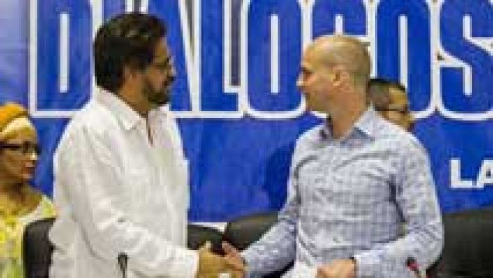 Telediario 1 - Acuerdo entre el gobierno colombiano y las FARC