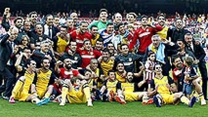 Telediario 1 - El Atlético se lleva la Liga en el Camp Nou