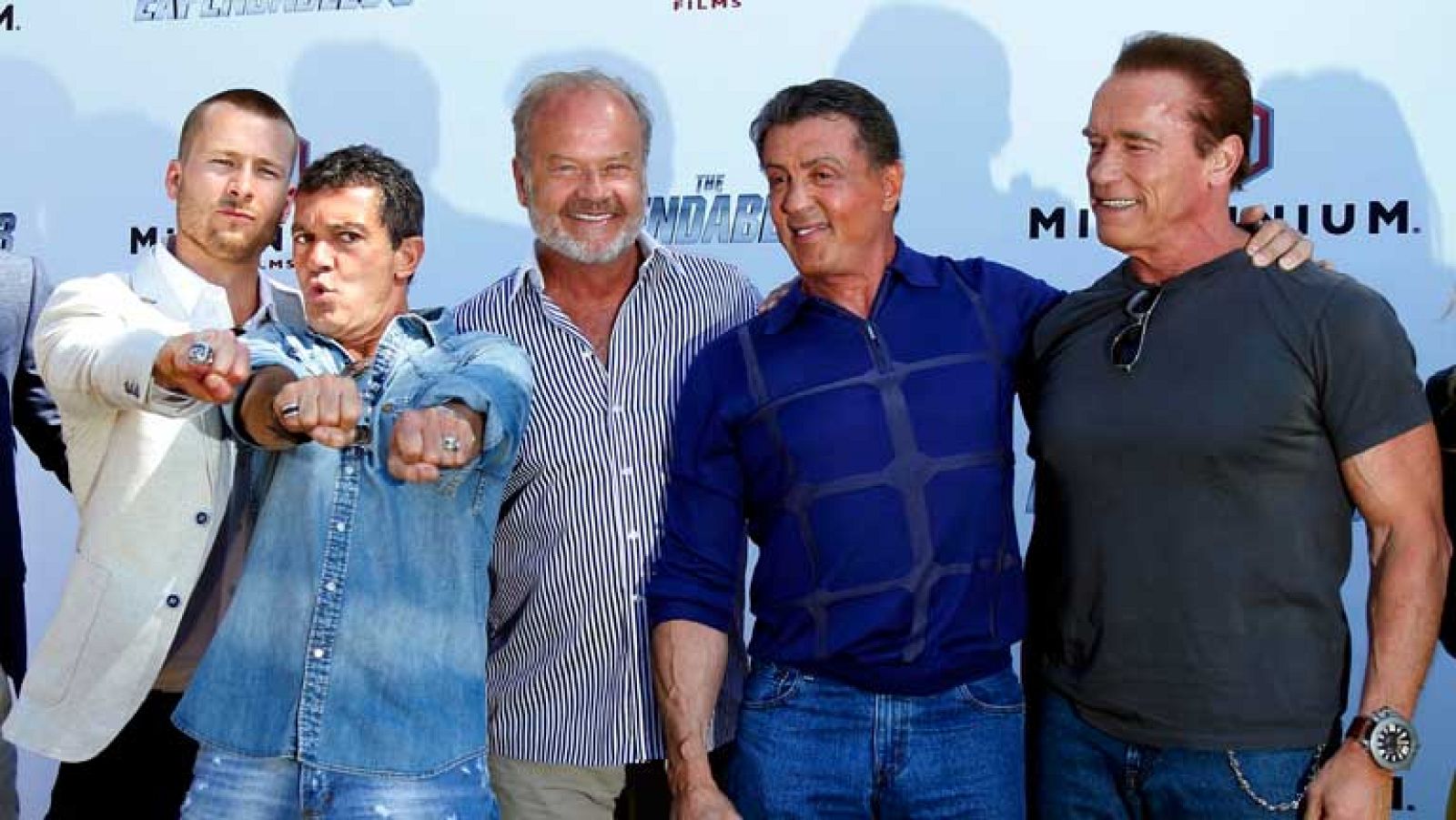 La presentación de "Los mercenarios 3" revoluciona Cannes