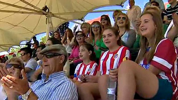 Telediario 1 - La afición del Atlético: "Del Atleti se nace"